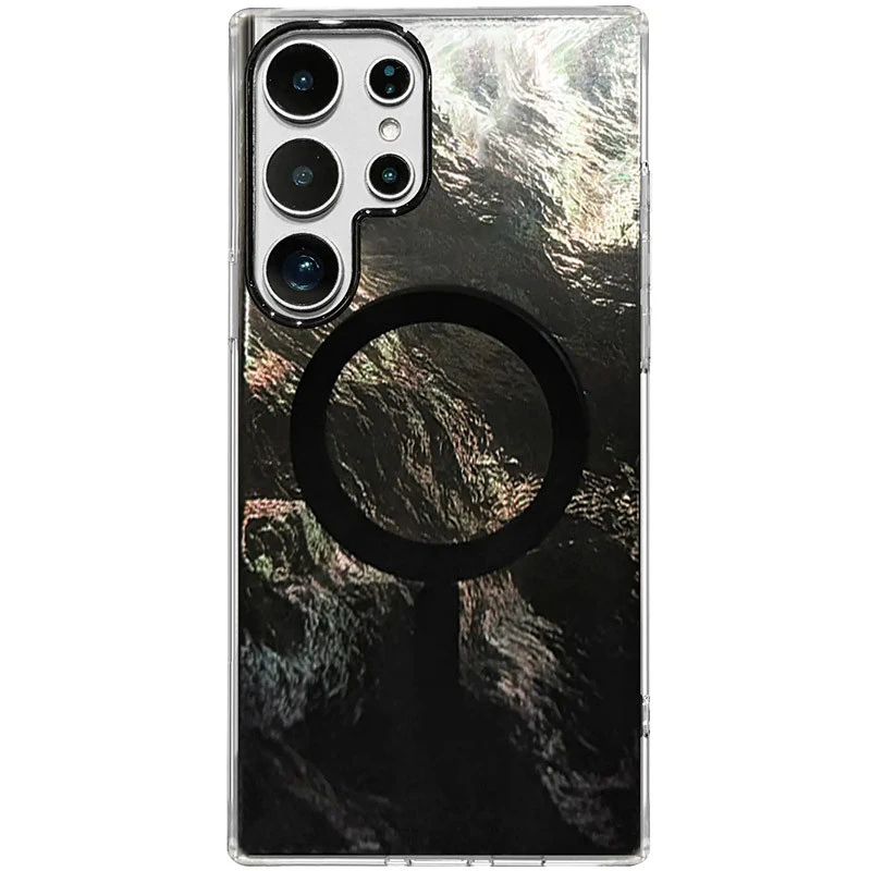 Силиконовый чехол Shiny Mountain (MagFit) для Samsung Galaxy S26 Ultra – Black. Фото 1 из 5