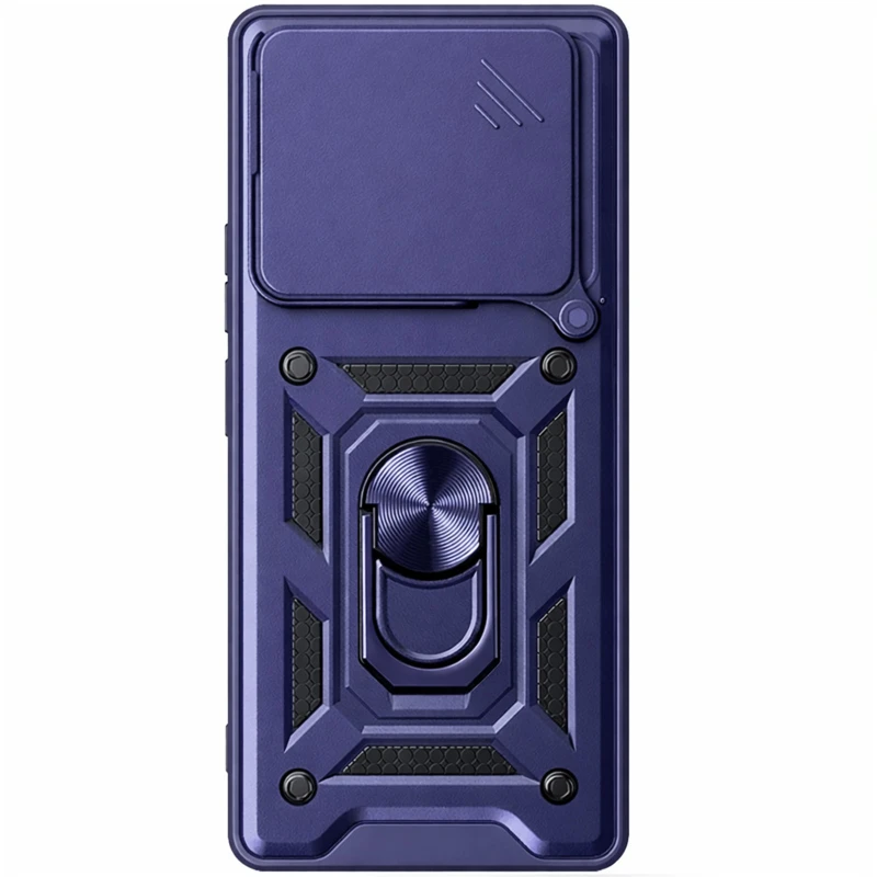 Удароміцний чохол Ummi Camshield Serge Ring (in box) для Xiaomi 15T Pro – Синій / Navy. Фото 2 з 3