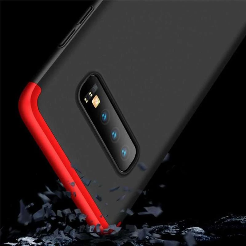 Чохол із захистом 360 градусів GKK на Samsung Galaxy S10+ – Чорний / Червоний. Фото 5 з 5