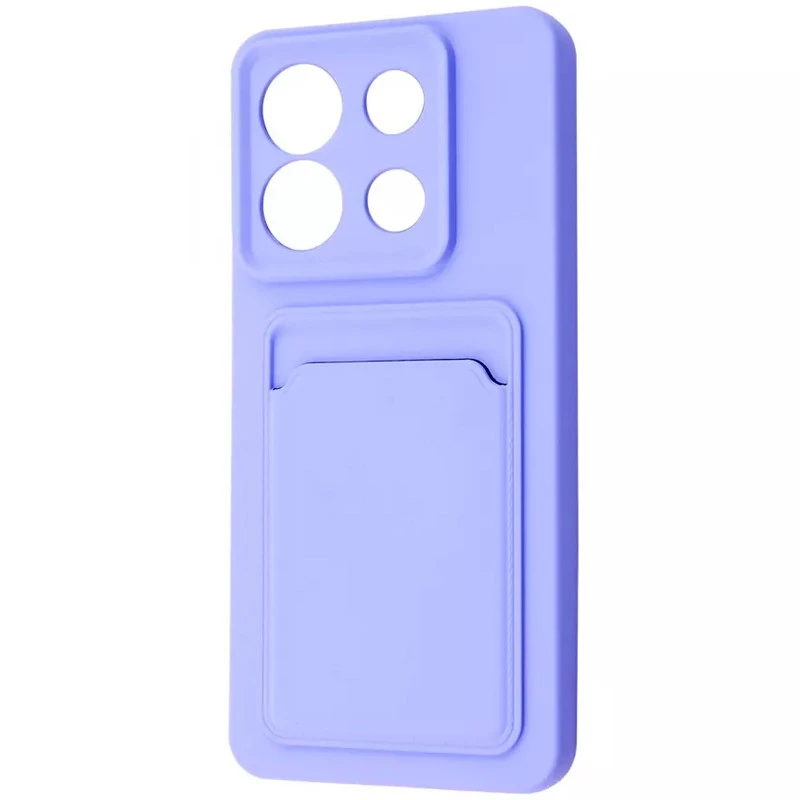 

TPU чехол с визитницей Xiaomi Redmi Note 13 4G (Light Purple)