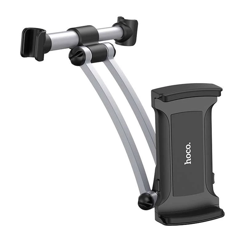 Автотримач Hoco CA62 на підголівник – Чорно - сталевий. Фото 4 з 8