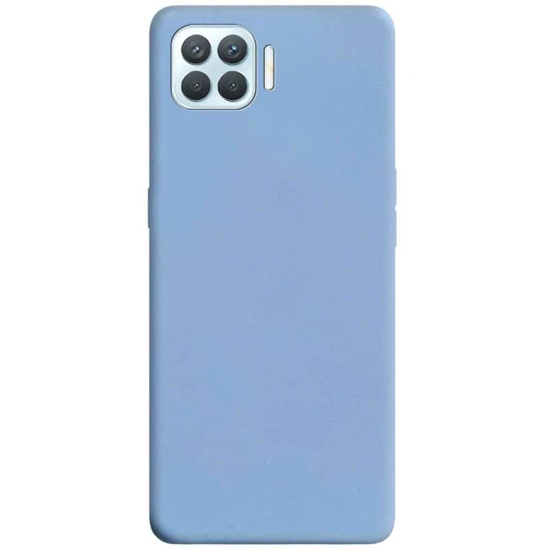 

Кольоровий силіконовий чохол на Oppo Reno 4 Lite (Блакитний / Lilac Blue)