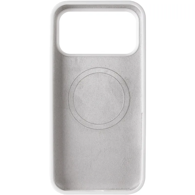 Чохол Silk Duo Color (AA) NO LOGO with Magnetic Fit для Apple iPhone 18 Pro Max – White. Фото 3 з 5