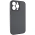 Чохол Silk Full Camera Protective (AA) NO LOGO для Apple iPhone 15 Pro Max (6.7") – Сірий / Dark Gray. Фото 2 з 6