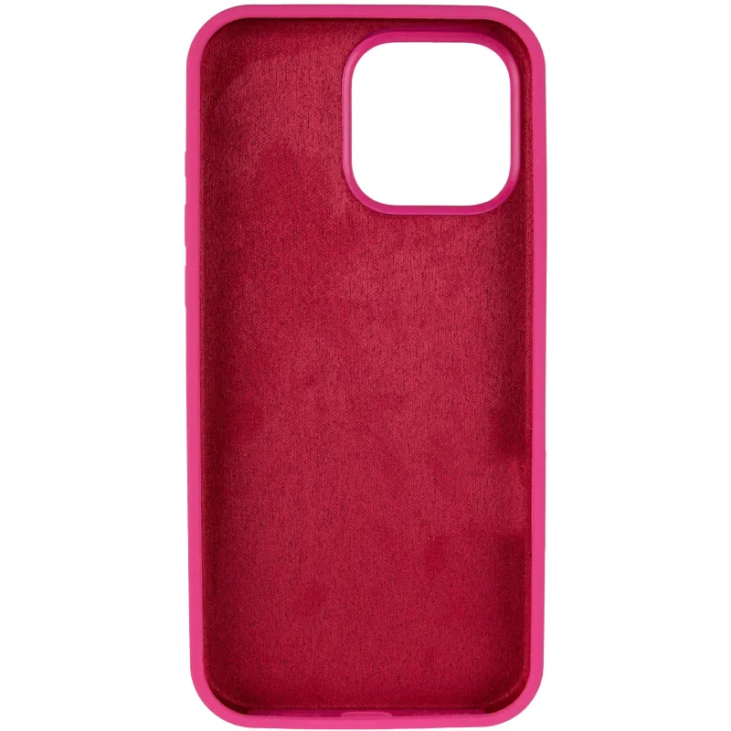 Чохол Silk Full Protective (AA) NO LOGO для Apple iPhone 16 Pro – Червоний / Rose Red. Фото 8 з 11