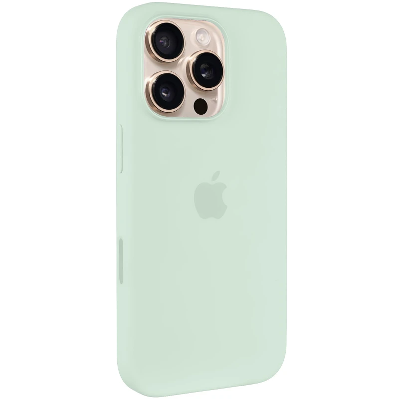 Силіконовий чохол ААА with Magsafe connection для Apple iPhone 16 Pro Max – Aquamarine. Фото 1 з 4