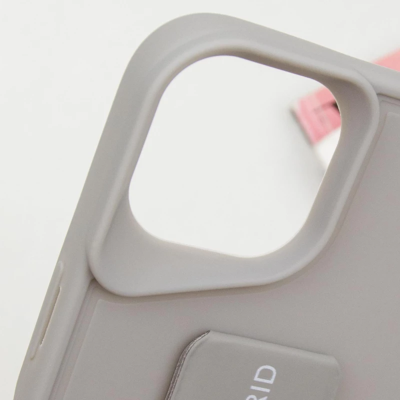 Чехол Вива с ремешком для Apple iPhone 15 Plus (6.7") – Grey. Фото 5 из 7