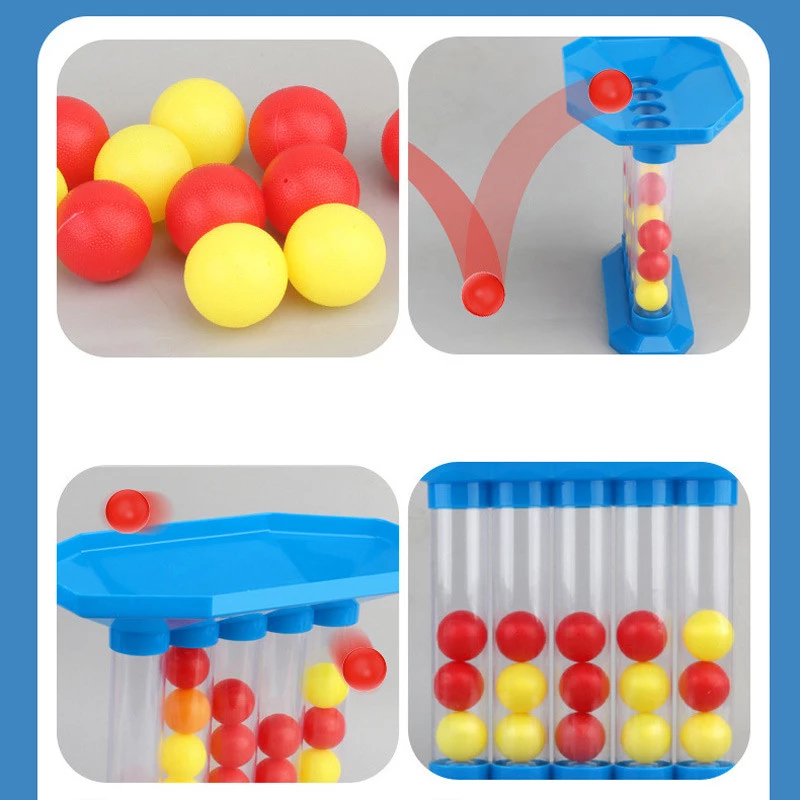 Настільна інтерактивна гра Ummi 22047 Bouncing Ball – Blue / Gold. Фото 3 з 5