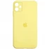 Чохол Silicone Case Square з захистом камери на Apple iPhone 11 (6.1") – Жовтий / Yellow. Фото 1 з 1