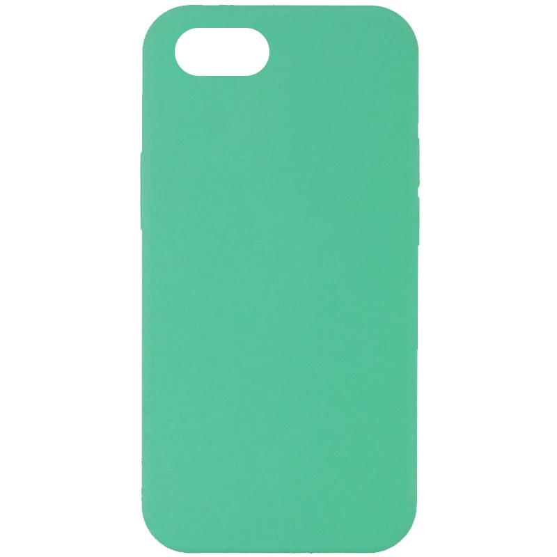 Чохол з закритим низом Silicone Case на Apple iPhone SE (2020) – Зелений / Spearmint. Фото 1 з 3