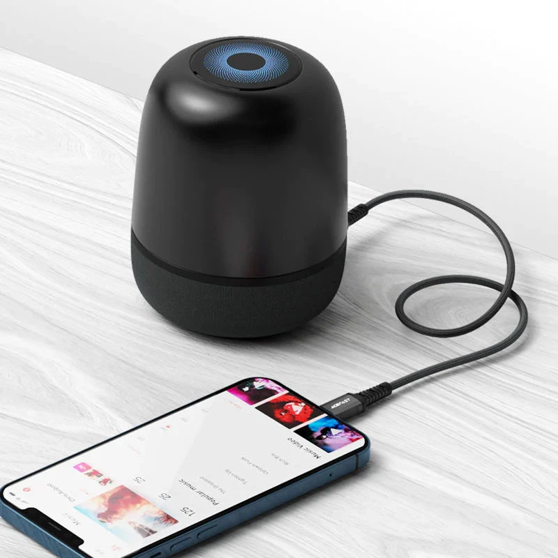 Перехідник Acefast MFI C1-06 Lightning to 3.5mm aluminum alloy – Black. Фото 5 з 6