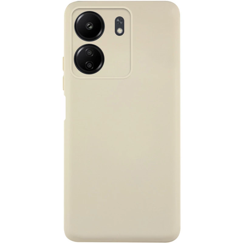 Чохол Silicone Case Lakshmi з закритою камерою на Xiaomi Poco C65 – Пісочний / Sand. Фото 1 з 2