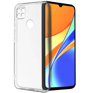 Ультратонкий силіконовий чохол 1,5 мм з захистом камери на Xiaomi Redmi 9C фото 1 з 2