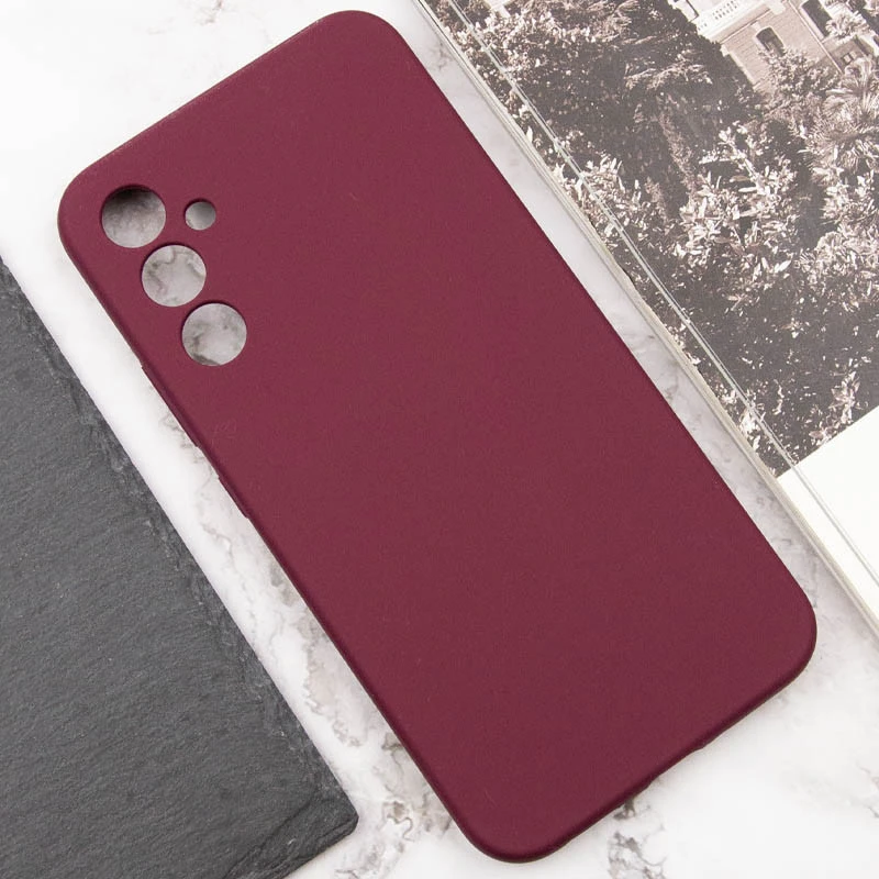Чохол Silicone Case Lakshmi Premium із закритою камерою для Samsung Galaxy A55 – Бордовий / Plum. Фото 5 з 6