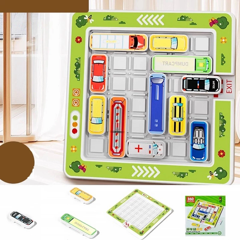 Портативна інтерактивна гра-лабіринт SHT KJ131-3 Move Car Parking – Colorful. Фото 2 з 4