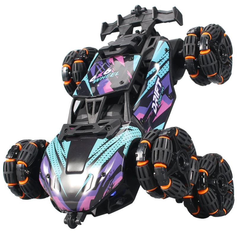 Дитячий восьмиколісний джип на радіокеруванні SHT 2330 2.4G (with 2 remote) – Violet. Фото 2 з 10