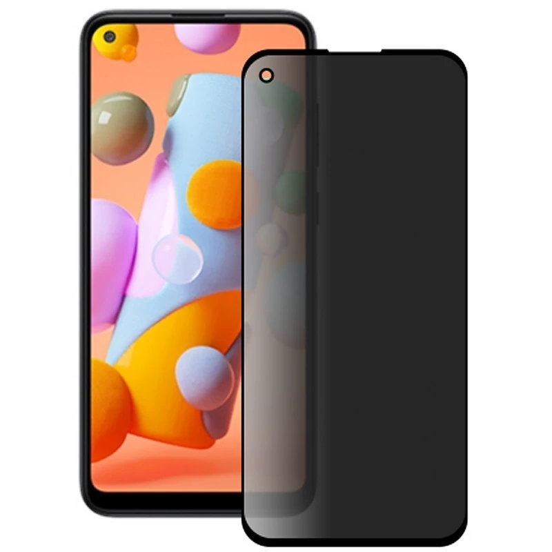 

Защитное стекло с эффектом анти-шпион для Samsung Galaxy A11 (Черный), Чорний