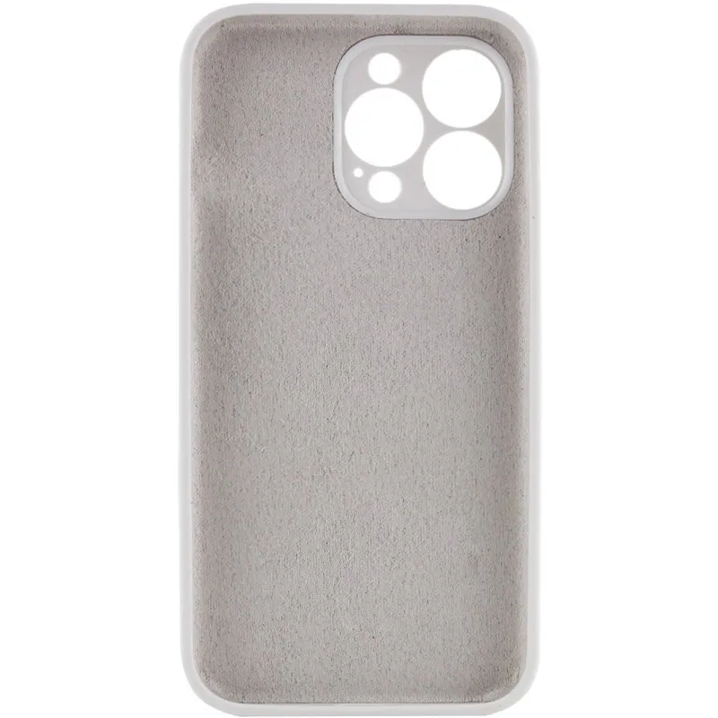 Чехол Silk Full Protective (AA) NO LOGO для Apple iPhone 16 Pro Max – Белый / White. Фото 12 из 18