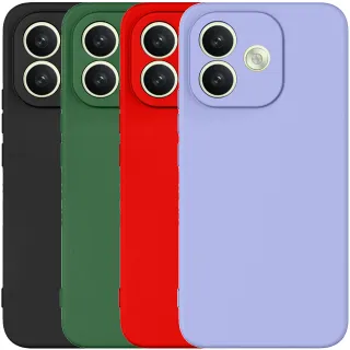 Кольоровий силіконовий чохол GETMAN із закритою камерою для Xiaomi Redmi Note 17 Pro