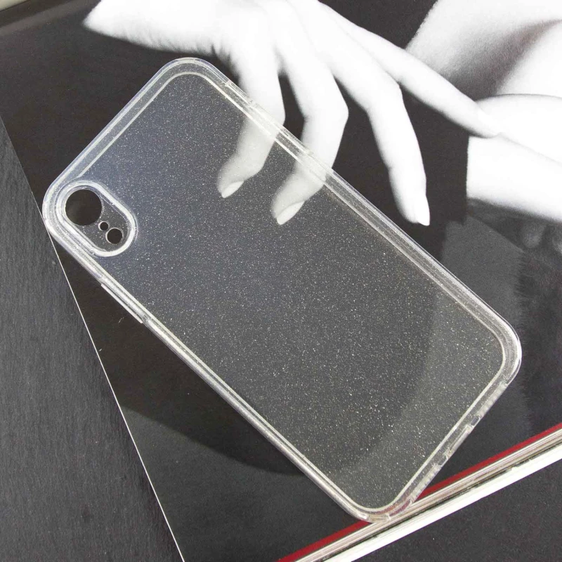 Прозорий чохол з блискітками Apple iPhone XR (6.1") – Clear. Фото 8 з 10