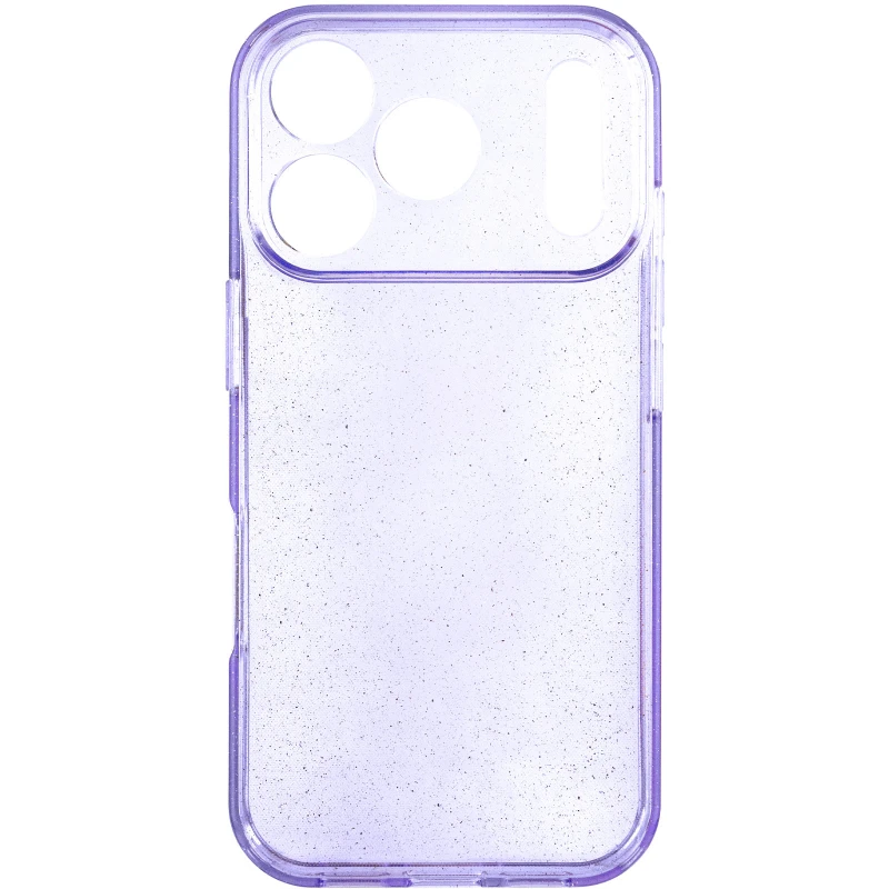 Блестящий силиконовый чехол на Apple iPhone 17 Pro (6.3") – Purple. Фото 3 из 5