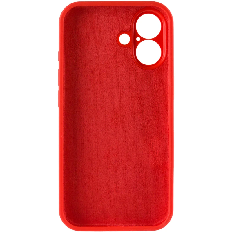 Чохол Silk Full Camera Protective (AA) NO LOGO для Apple iPhone 16 Plus – Червоний / Red. Фото 6 з 7