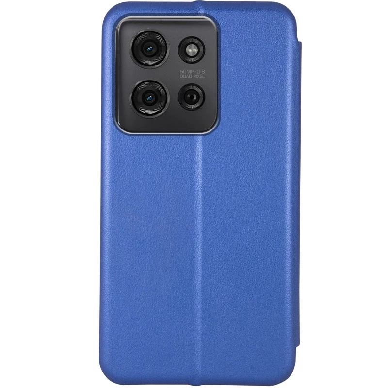 Чохол-книжка класичний на Motorola Moto G75 – Синій. Фото 2 з 3