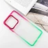 Силиконовый чехол фреш для Xiaomi Redmi Note 14S – Салатовый / Розовый. Фото 3 из 9