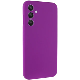 Чехол Silicone Case Lakshmi Plus с закрытой камерой для Samsung Galaxy A36 5G — Фиолетовый / Purple