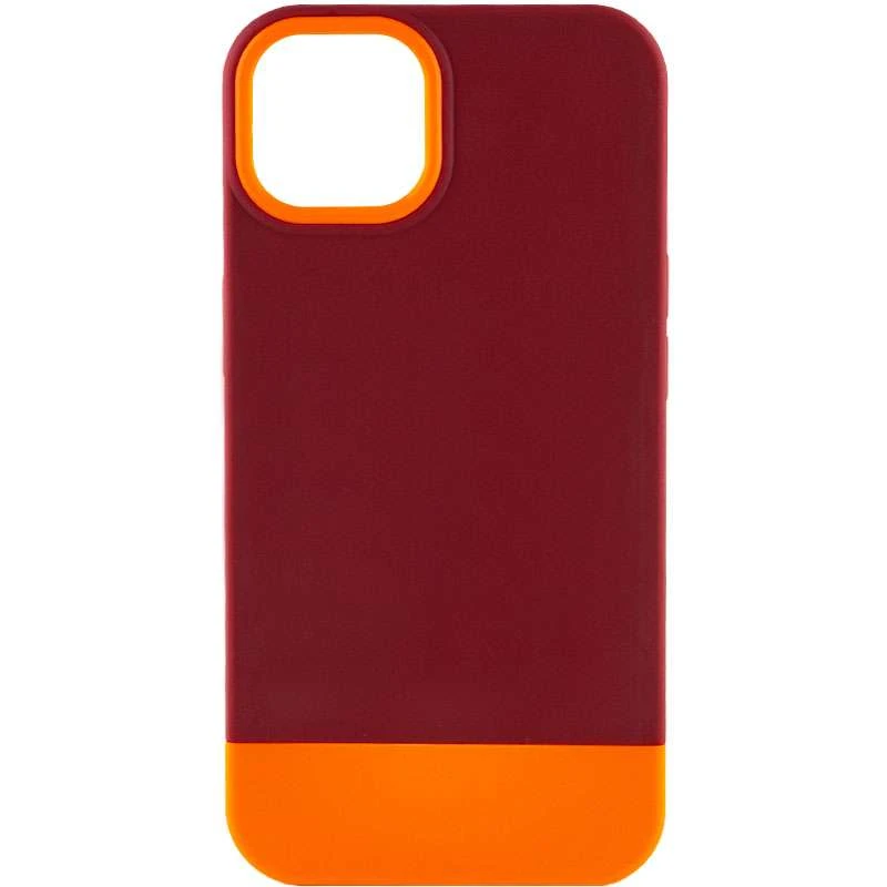 

Двоколірний чохол Bichromatic на Apple iPhone 11 (6.1") (Brown burgundy / Orange)