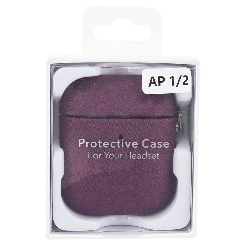 Футляр FineWoven (AAA) для Apple AirPods 1/2 – Mulberry. Фото 8 з 8