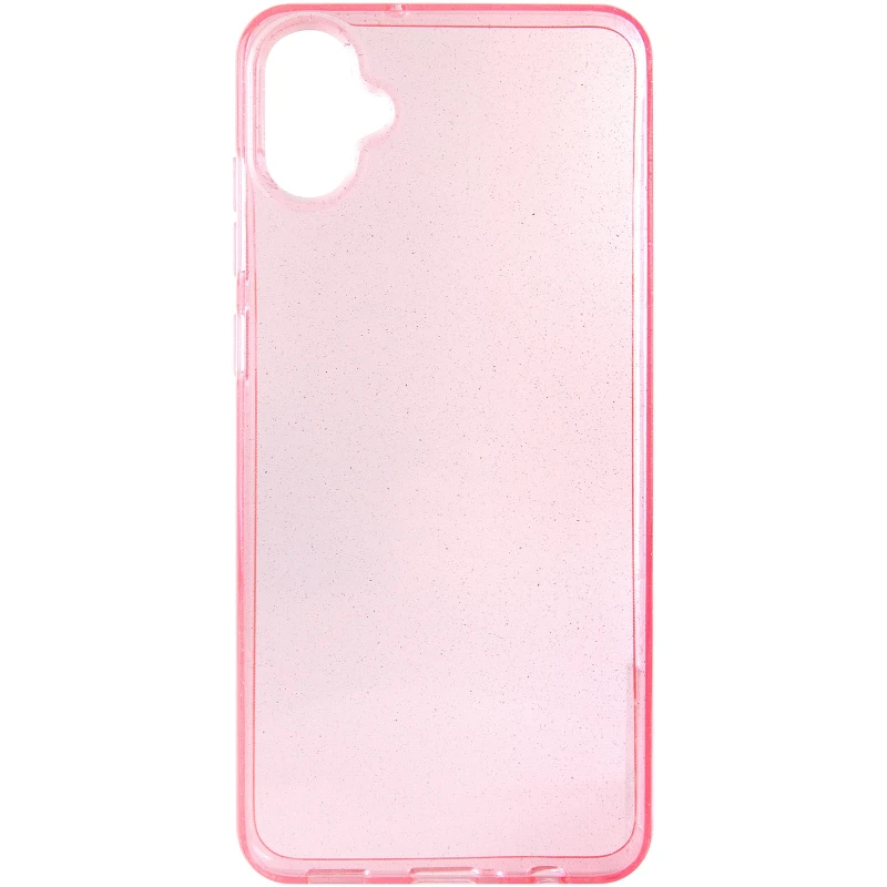 Блискучий силіконовий чохол на Samsung Galaxy A05 – Pink. Фото 4 з 9