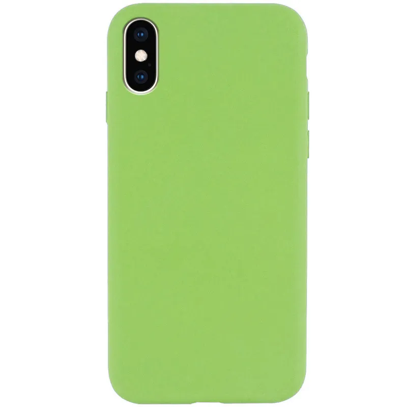 Чохол Silk Full Protective (AA) NO LOGO для Apple iPhone XS (5.8") – М'ятний / Mint. Фото 1 з 1