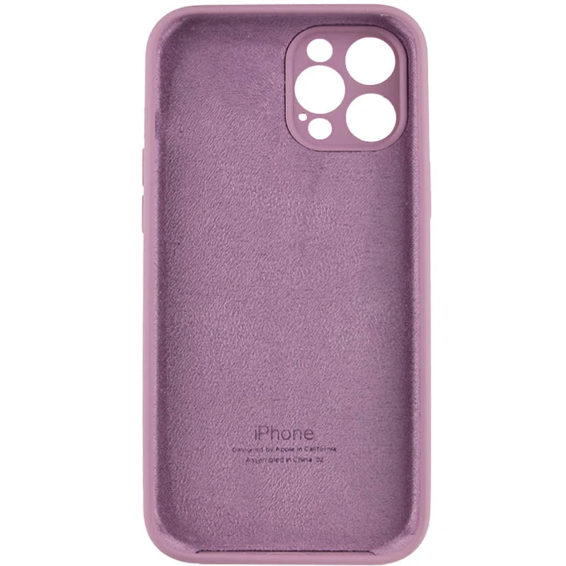 Чехол Silicone Case с защитой камеры для Apple iPhone 12 Pro (6.1") – Лиловый / Lilac Pride. Фото 5 из 7