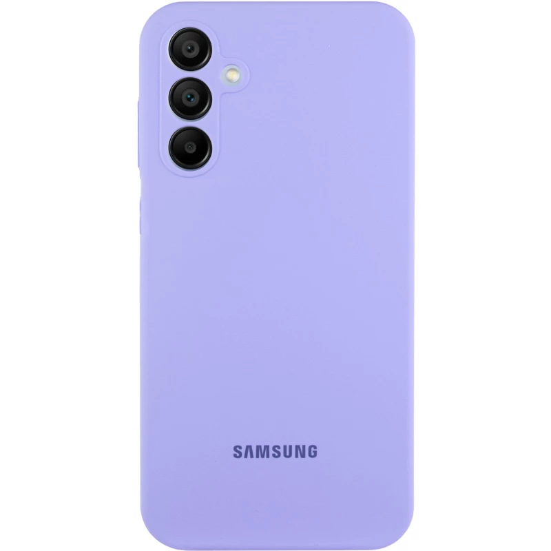 Чохол Silicone Case Lakshmi Premium L з закритою камерою на Samsung Galaxy S24 – Бузковий / Dasheen. Фото 1 з 12