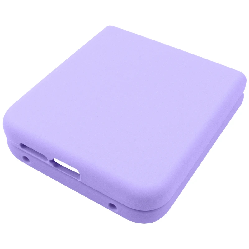 Чохол Foldables Silicone Cover Lakshmi (AAA) для Samsung Galaxy Z Flip7 – Бузковий / Dasheen. Фото 9 з 9