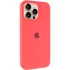 Чохол Silicone Case з закритим низом на Apple iPhone 14 Pro (6.1") – Кавуновий / Watermelon red. Фото 2 з 8