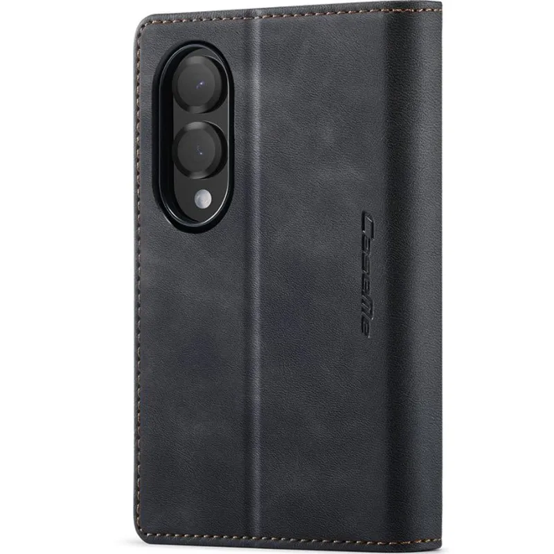 Шкіряний чохол-книжка CaseMe Velvet Matte для Samsung Galaxy Z Fold8 – Black. Фото 2 з 6