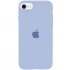 Чехол Silicone Case с закрытым низом для Apple iPhone SE (2020) – Голубой / Lilac Blue. Фото 1 из 1