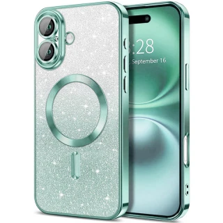 Чохол з блискітками, захисними лінзами на камеру та MagSafe на Apple iPhone 17 (6.3") фото 1 з 1