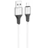 Дата кабель Hoco X86 Spear USB to Lightning (1m) – White. Фото 1 з 5
