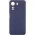 Кольоровий силіконовий чохол GETMAN із закритою камерою для Xiaomi Redmi 13C – Синій / Midnight Blue. Фото 1 з 14