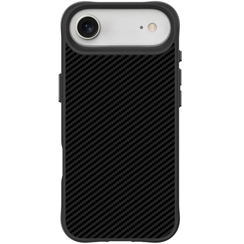 TPU+PC чехол Space Carbon collection для Apple iPhone 17 Air (6.5") – Black. Фото 4 из 5