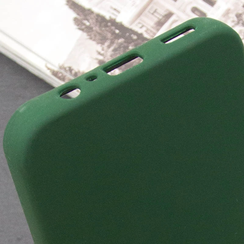 Чехол Silicone Case Lakshmi Premium з закритою камерою на Samsung Galaxy A18 – Зеленый / Cyprus Green. Фото 14 из 14