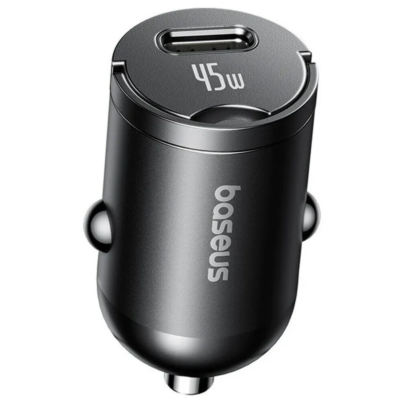 АЗП Baseus PrimeTrip VP2 PD45W (1USB-C) + кабель Type-C to Type-C (C02068) – Cosmic Black. Фото 3 з 4
