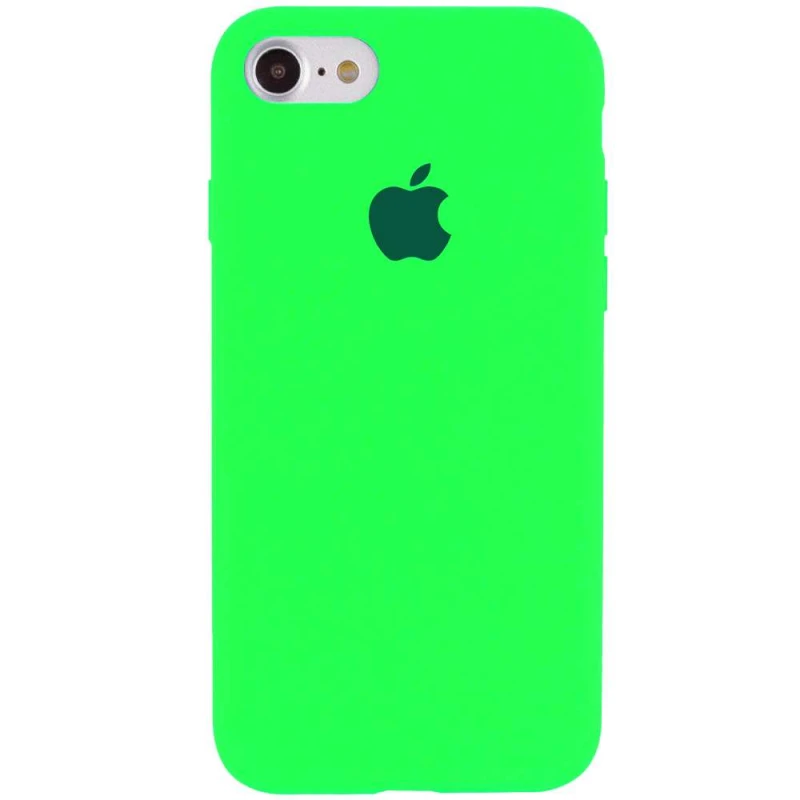 

Чохол Silicone Case з закритим низом на Apple iPhone 7 / 8 (4.7") (Салатовий / Neon Green)