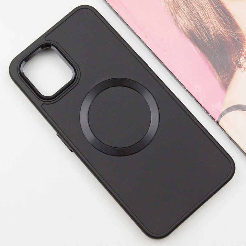 TPU чехол Bonbon с металлическими кнопками та MagSafe на Nothing Phone 2 – Черный / Black. Фото 6 из 9