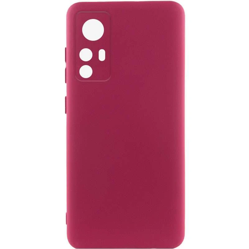 

Чехол Silicone Case Lakshmi с закрытой камерой для Xiaomi 12T / 12T Pro (Бордовый / Marsala), Бордовий / marsala