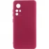 Чохол Silicone Case Lakshmi з закритою камерою на Xiaomi 12T / 12T Pro – Бордовий / Marsala. Фото 1 з 4