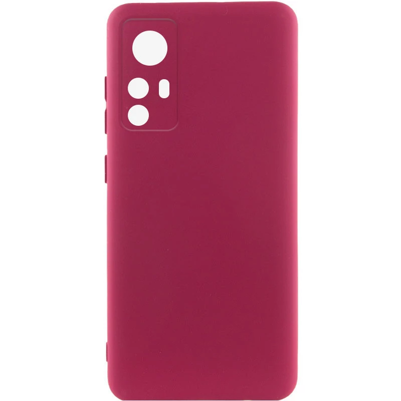 

Чехол Silicone Case Lakshmi с закрытой камерой для Xiaomi Redmi Note 12S (Бордовый / Marsala), Бордовий / marsala